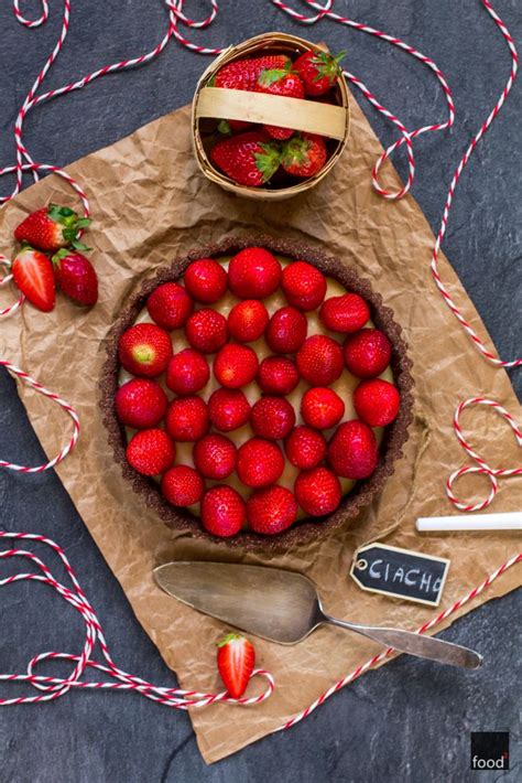 Przepis Na Zdrow Bezglutenow Tart Z Truskawkami Na M Ce Kokosowej Z