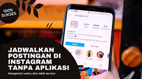 Cara Jadwalkan Postingan Otomatis Di Instagram Tanpa Aplikasi Youtube