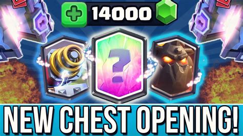 Insane Super Magical Chest Opening Neue LegendÄre Karte 14k Gems Clash Royale Deutsch