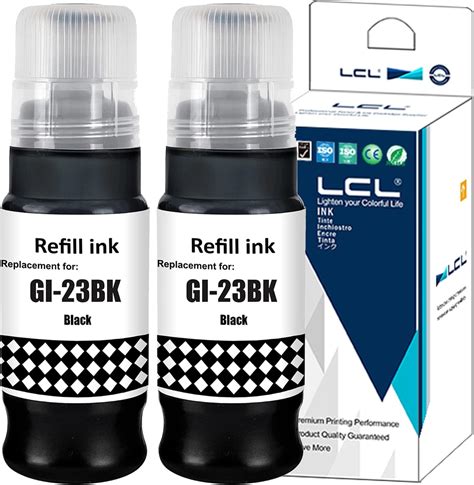 Amazon LCL Compatible Ink Bottle Replacement For Canon GI23 GI 23