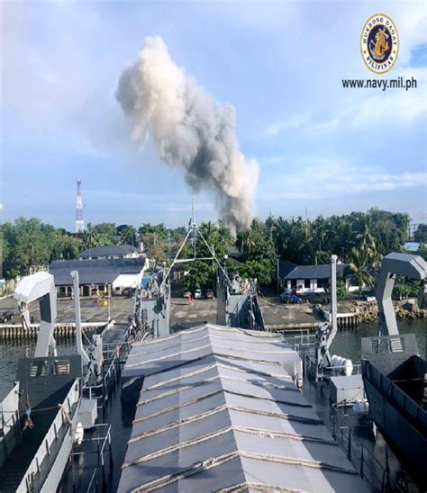 Probe Underway After Fire Hits Armory In Cavite Naval Base Inquirer News