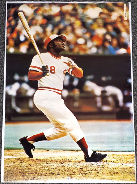 Joe Morgan Cincinnati Reds Vintage Original 1976 Mlb Action Poster S