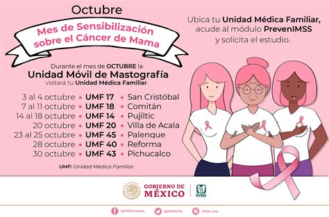 Por campaña de detección oportuna de cáncer de mama mastógrafo móvil