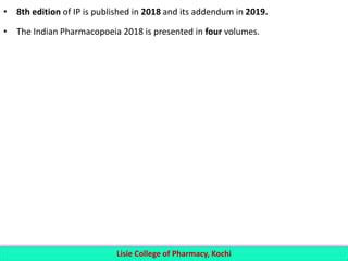 Pharmacopoeias Ppt