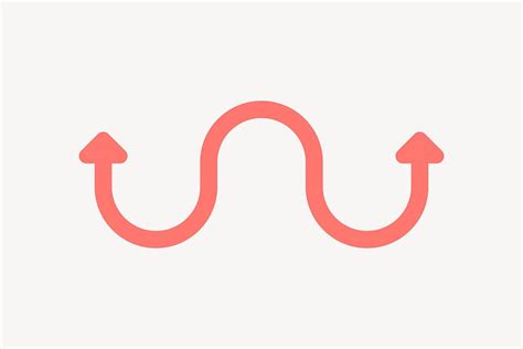 Curved arrow path design illustration | Free Photo Illustration - rawpixel