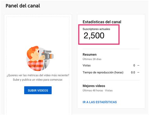 Cómo ver los suscriptores de tu canal de YouTube