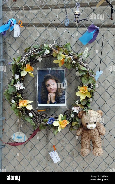 Objects left on the memorial fence, part of the Oklahoma City National ...