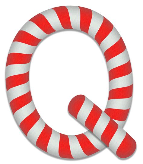 Candy Cane Stripes Christmas Alphabet Lettering Font Diy Projects