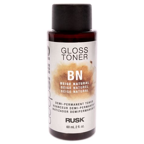 Deepshine Gloss Demi Permanent Toner Bn Beige Natural By Rusk For