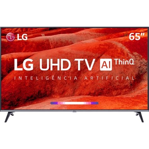 Smart TV Led 65 LG 65UM7520PSB Ultra HD 4K Thinq Ai Conversor Digital