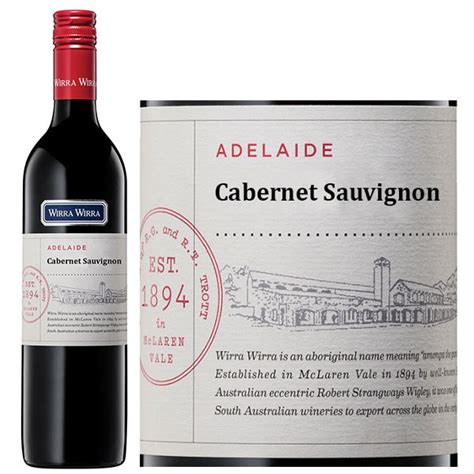 MỚi Rượu Vang Úc Wirra Wirra Adelaide Cabernet Sauvignon