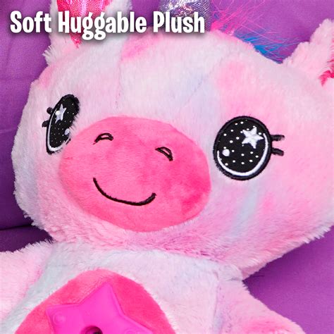 Star Belly Dream Lites Pink And Purple Unicorn Huggable Kids Night Light