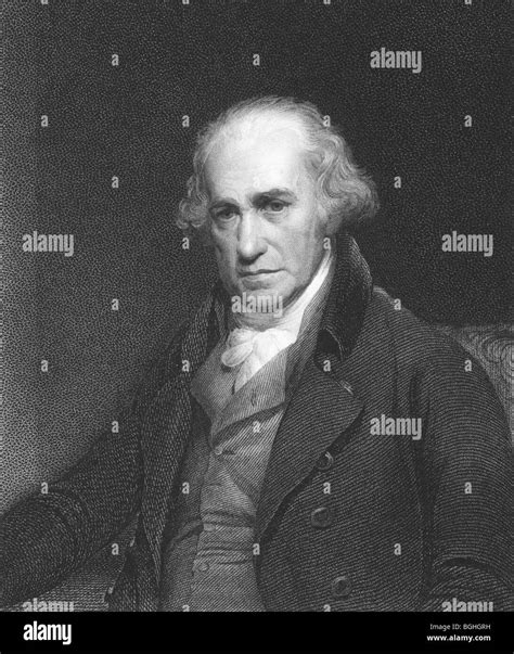 James Watt En Grabado Desde Los 1850s Inventor E Ingeniero Mecánico