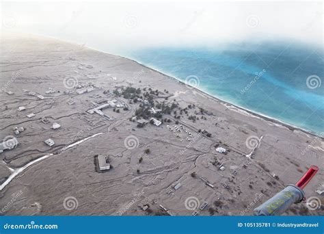 Former Capital Plymouth of Montserrat Stock Image - Image of hills ...