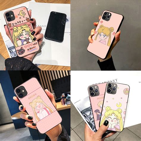 Zx 9 Sailor Moon 矽膠 Tpu 保護套兼容 Realme Narzo 20 8 X2 8i 9 9i X 蝦皮購物