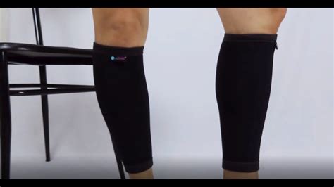 Atc014 Bamboo Charcoal Compression Calf Sleeves Youtube