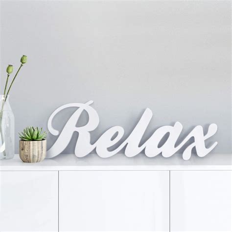 Dekobuchstaben D Relax Wall Art De