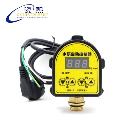 Water Pressure Switch With 0~10 Bar Pressure Range Relay Switch Signal Output And G12 Inch