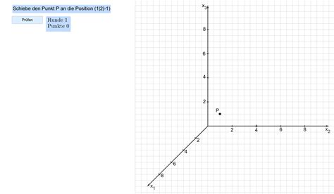 Punkte Im Dreidimensionalen Koordinatensystem Geogebra