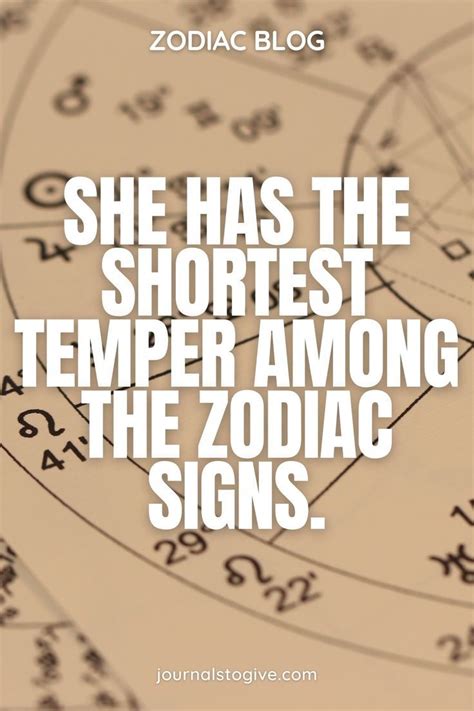 She Has The Shortest Temper Among The Zodiac Signs She Can Get Upset