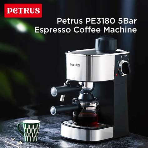 Petrus Coffee Maker Espresso Machine With Fancy Milk Function For