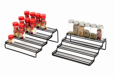 Gongshi Spice Rack Organizer For Cabinet Pantry And Countertop Tier