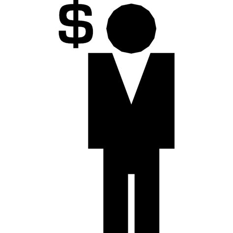 Businessman With Dollar Symbol Vector Svg Icon Svg Repo