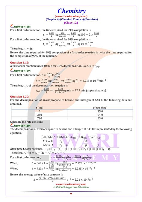 NCERT Solutions For Class 12 Chemistry Chapter 4 In Hindi And English