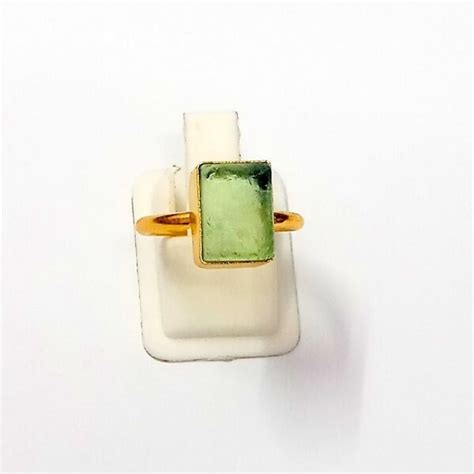 Green Fluorite Ring Etsy