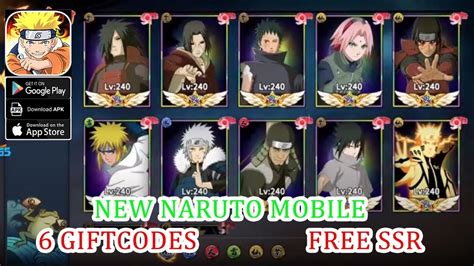 New Naruto RPG Mobile Gameplay 6 Giftcodes Free SSR Summon