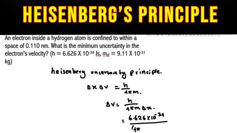 Heisenberg Uncertainty Principle Formula In Physics Bmp Name