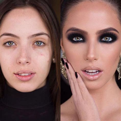 40 Incredible Before And After Makeup Transformations High Fashion Makeup Contour Makeup