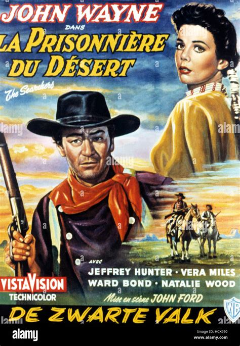 THE SEARCHERS Aka LA PRISONNIERE DU DESERT John Wayne Jeffrey