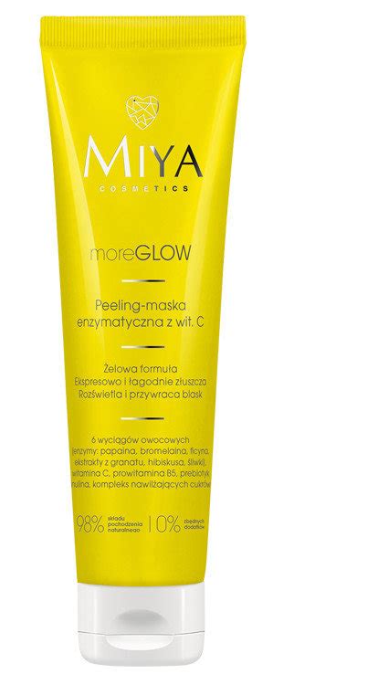 Miya Cosmetics Moreglow Peeling Maska Enzymatyczna Z Wit C 60 Ml