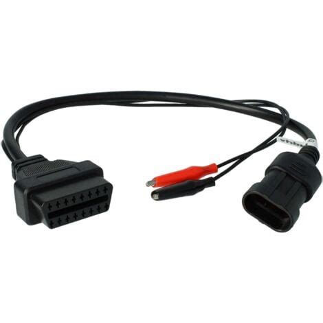 vhbw OBD2 Câble adaptateur pour appareil de diagnostic OBD pour tous