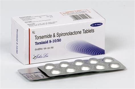 Torsemide Mg Spironolactone Mg Tablets Packaging Size X