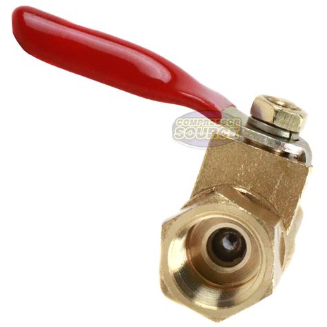 1 4 Female Female Npt Brass Ball Valve Water Moisture Air Tank Drain