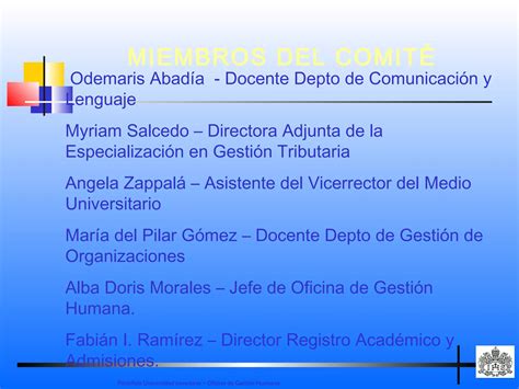 Comite De Convivencia Laboral Ppt