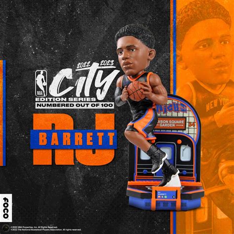 Foco Rolls Out Limited Knicks Rj Barrett City Edition Bobblehead