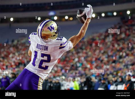 November 8, 2025: Washington Huskies wide receiver Denzel Boston (12