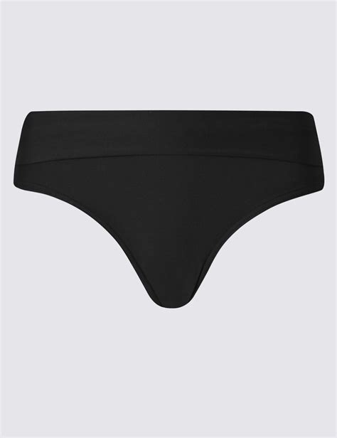 Roll Top Hipster Bikini Bottoms M S Collection M S