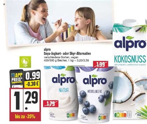 Alpro Soya Joghurt Oder Skyr Alternative Angebot Bei Edeka