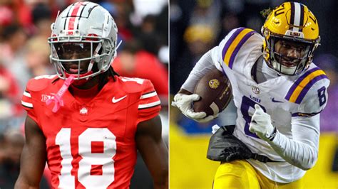 Marvin Harrison Jr Vs Malik Nabers Stats Can Lsu Receiver Jump Ohio