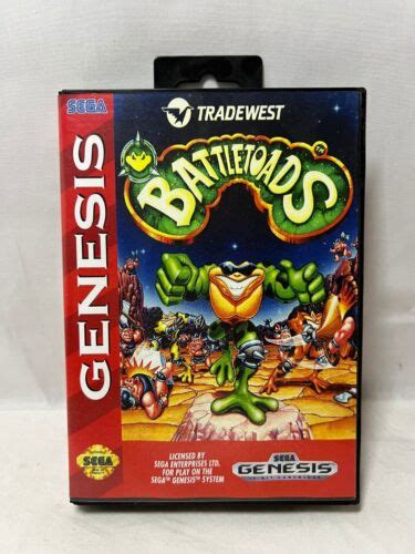 Battletoads Sega Genesis 1991 Case Only NO GAME EBay