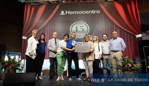 Quince años de solidaridad y salud el Hemocentro celebró su