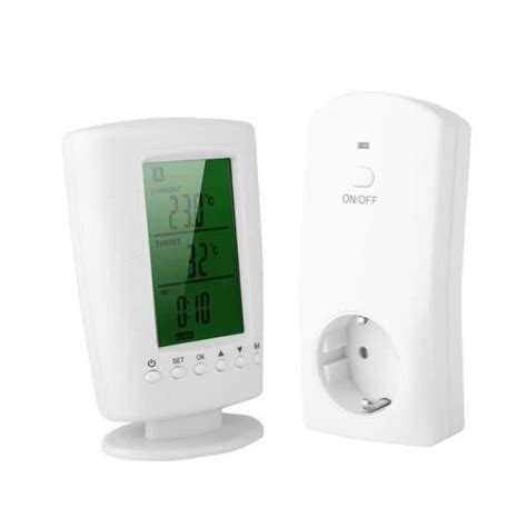 Lucky Thermostat Sans Fil Programmable Thermostat Et Prise Sans Fil