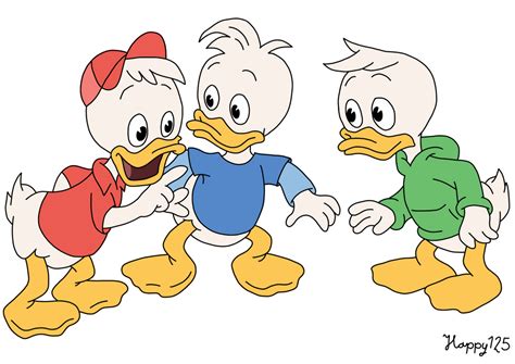 89298 Safe Artist Happy125 Dewey Duck Disney Huey Duck Disney