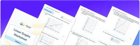 [FREE] Linear Graph Worksheet