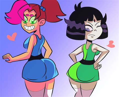 Teen Titans Go X Power Puff Girls By Alexander Lr On Deviantart