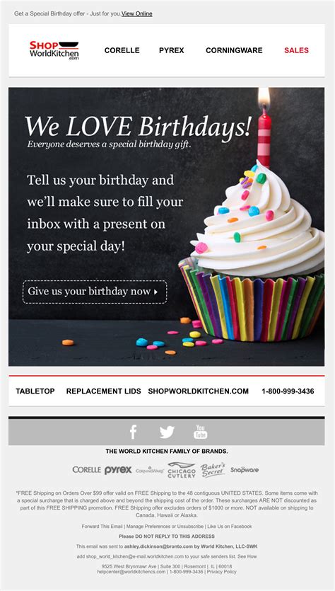 Birthday Campaign Message | Ashley Dickinson Illustration & Design